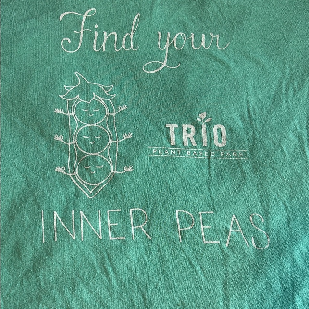 Trio Plant-Based Fare Turquoise, Graphic Tee